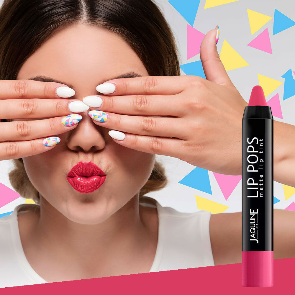 Jaquline USA Lip Pops Matte Lip Tint - Pink Pop 06