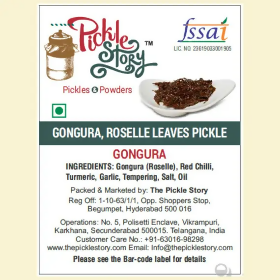 The Pickle Story Gongura Pickle