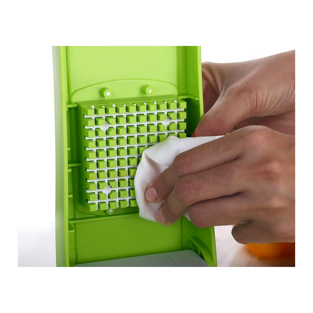 Signoraware 14 in 1 Multi-Purpose Vegetable and Fruit Chopper - Multicolour, Plastic Body