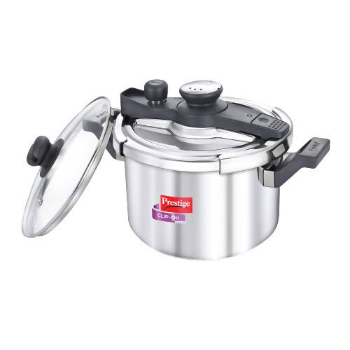 Prestige Stainless Steel Clip On Pressure Cooker Hover Image