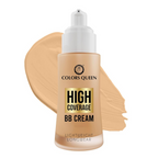 Colors Queen High Coverage BB Cream Foundation - Rose Blush