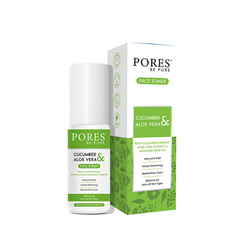 Pores Be Pure Cucumber Face Toner With Aloe Vera