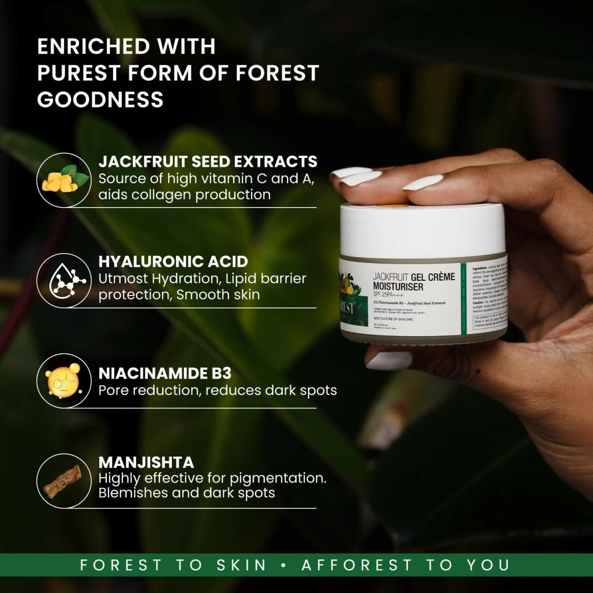 Afforest Jackfruit Gel Creme Moisturiser SPF 25 PA+++