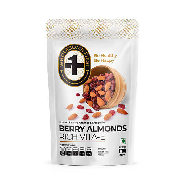 Wholesome First Roasted & Salted Berry Almonds