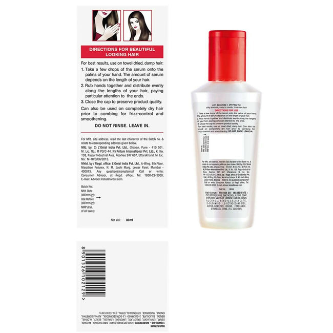 L'Oreal Paris Serum, For Damaged & Weak Hair Main Image