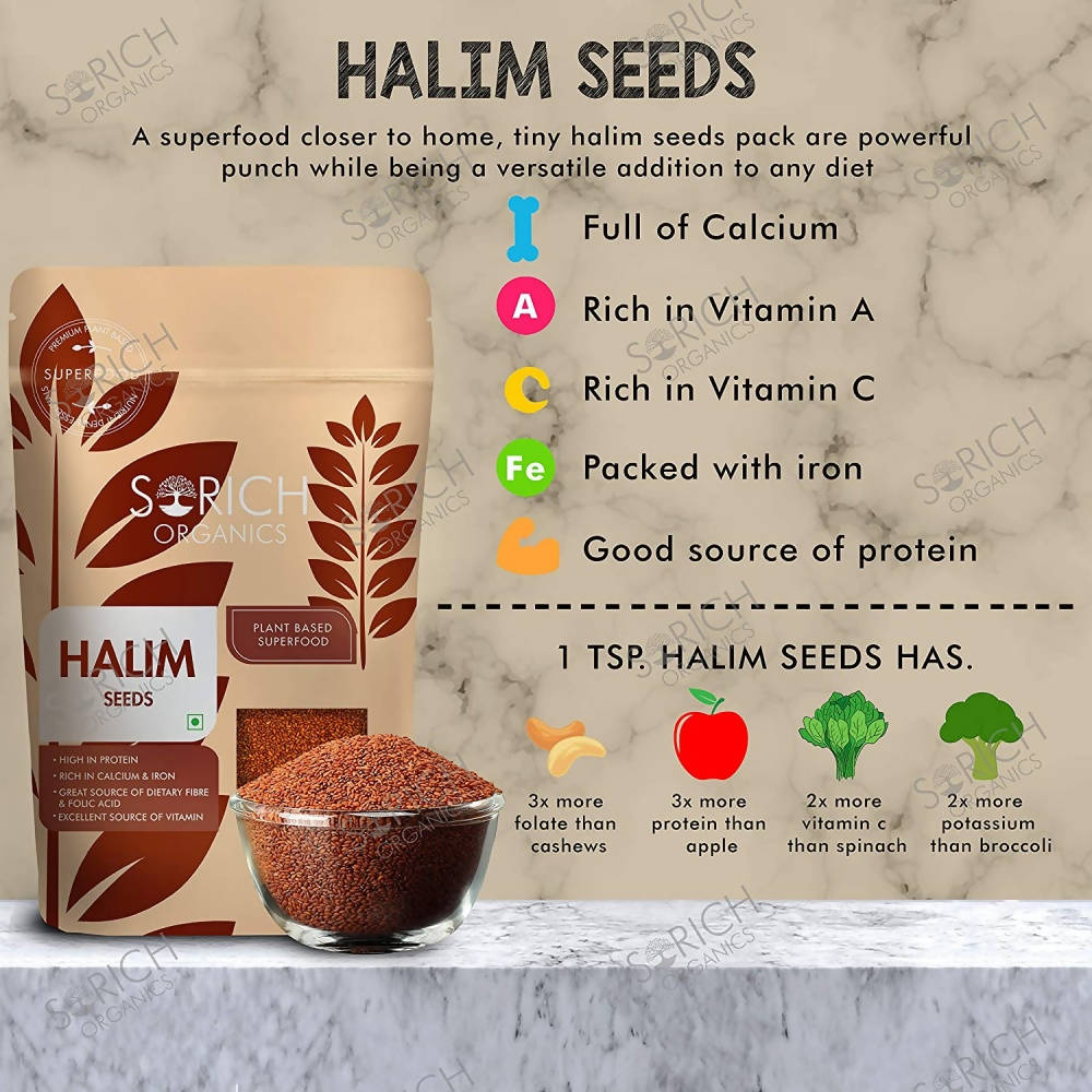 Sorich Organics Halim Seeds / Garden Cress Seeds