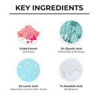 Dr. Sheth's Gulab & 2% Glycolic Acid Body Peel For Glowing Skin & Tan Removal, For Normal to Oily Skin