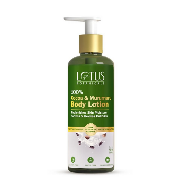 Lotus Botanicals 100% Cocoa & Murumuru Body Lotion Hover Image