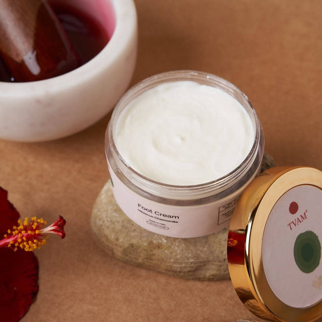 Tvam Hibiscus Chamomile Foot Cream Main Image