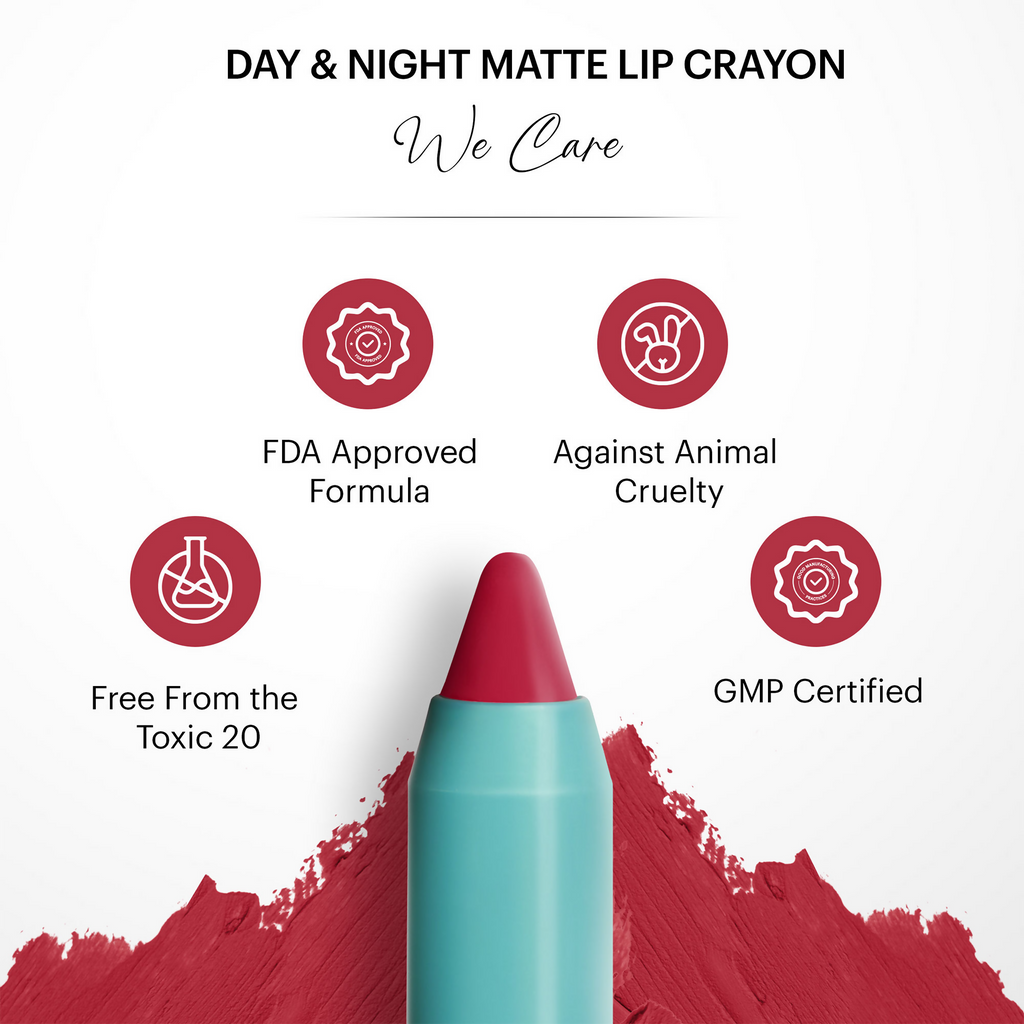 Parul Garg Beauty Day & Night Creamy Matte Lip Crayon - Trendsetter 11