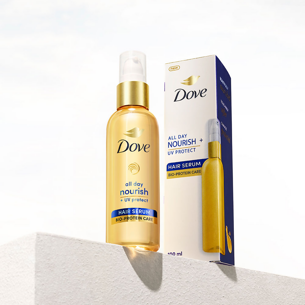 Dove All Day Nourish + UV Protect Hair Serum With Bio Protein Care