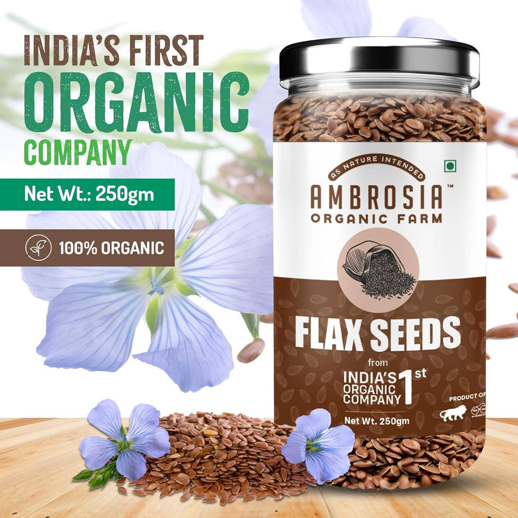 Ambrosia Organic Farm Flax Seeds