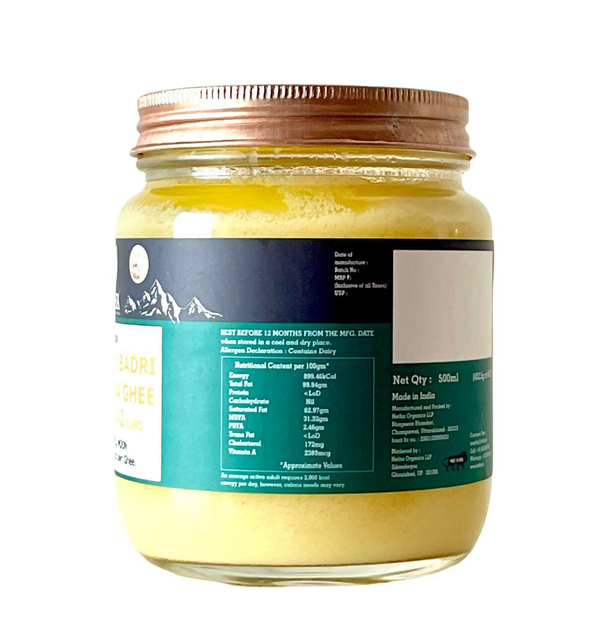 Hetha Full Moon Himalayan Badri Cow Bilona Ghee / A2 Ghee