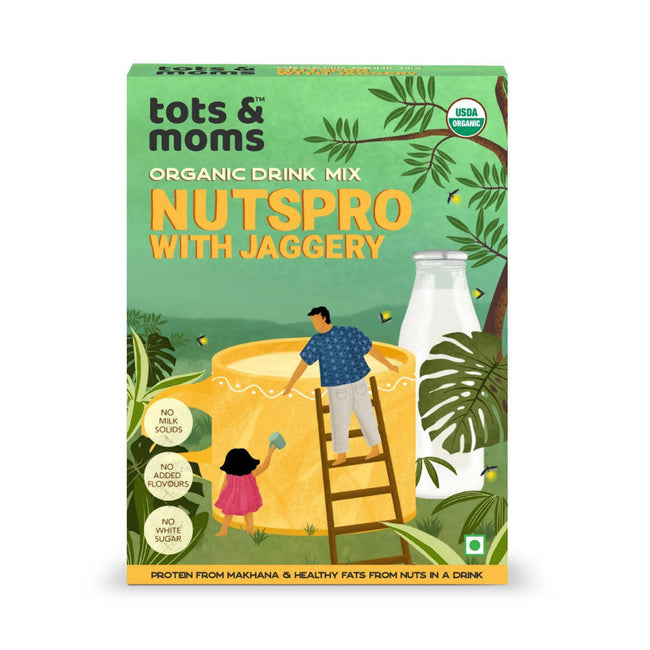 Tots and Moms Organic Nutspro with Jaggery Drink Mix Hover Image
