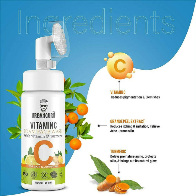 Urbanguru Men's Vitamin C Face Wash Main Image