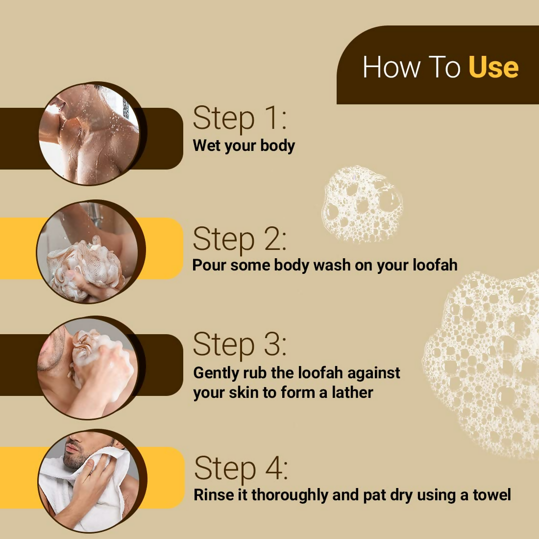 The Man Company Blanc Perfumed Body Wash For Men With Orange Peel & Liquorice