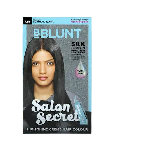 BBlunt Salon Secret High Shine Crème Hair Colour - Natural Black - Limited Time Offer Hover Image