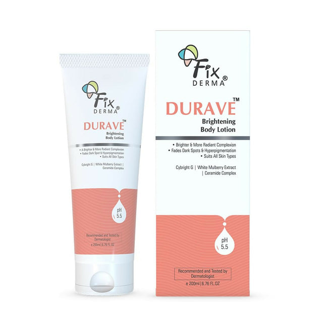 Fixderma Durave Brightening Body Lotion with Ceramide For Hyperpigmentation & Dark Spots Hover Image