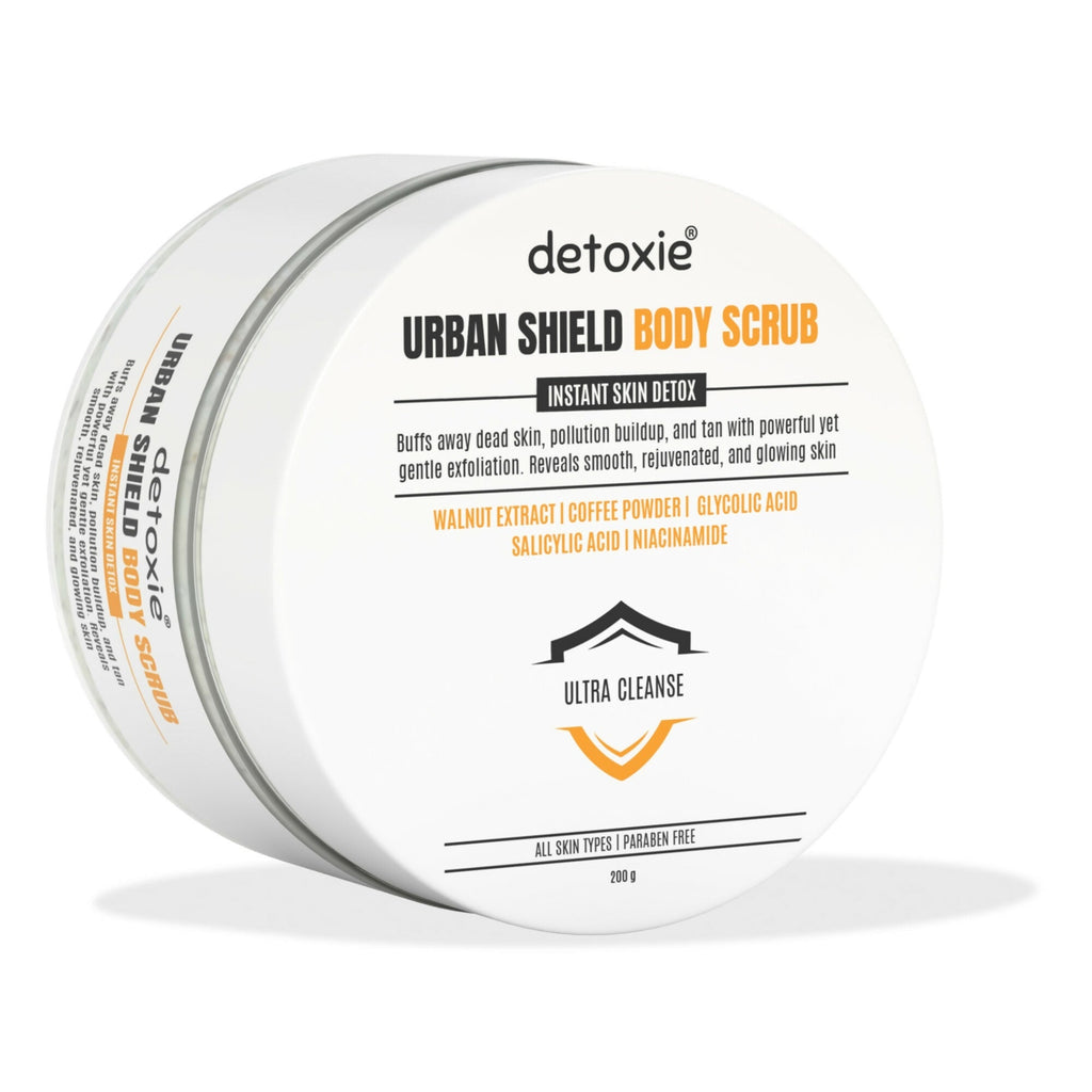Detoxie Body Wash Lotion & Scrub Combo - Urban Shiled