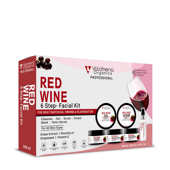 Volamena Organics Red Wine Facial Kit Hover Image