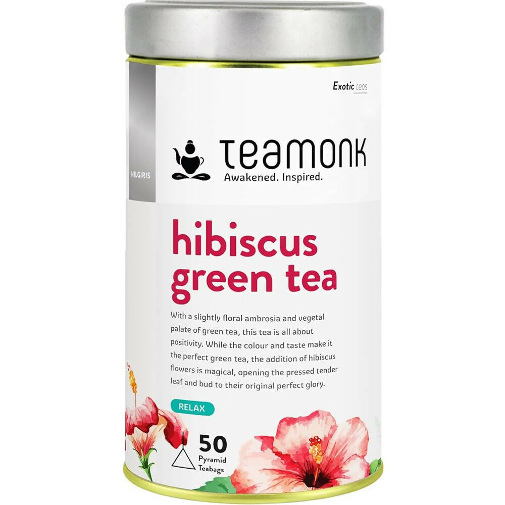 Teamonk Nilgiris Hibiscus Green Tea Bags