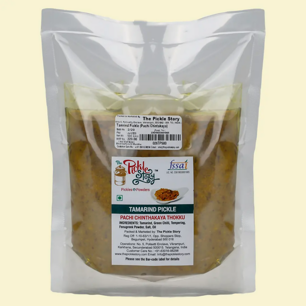 The Pickle Story Tamarind Pickle With Green Chilli