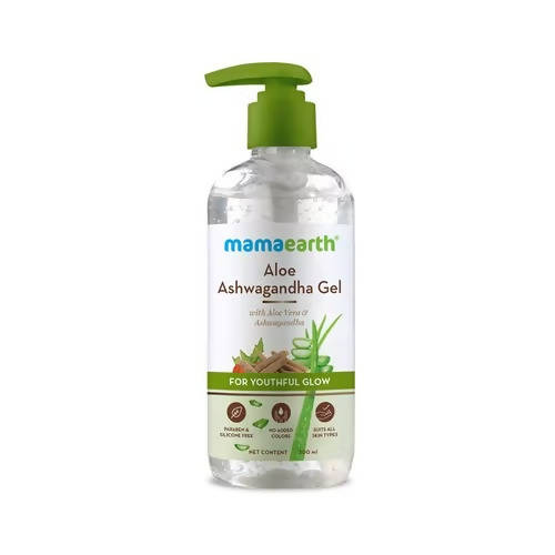 Mamaearth Aloe Ashwagandha Gel For Youthful Glow Hover Image