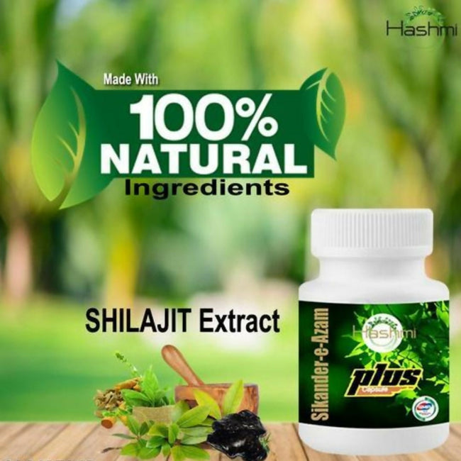 Hashmi Sikander-E-Azam Plus Capsule – May Support Men's Wellness & Vitality Main Image