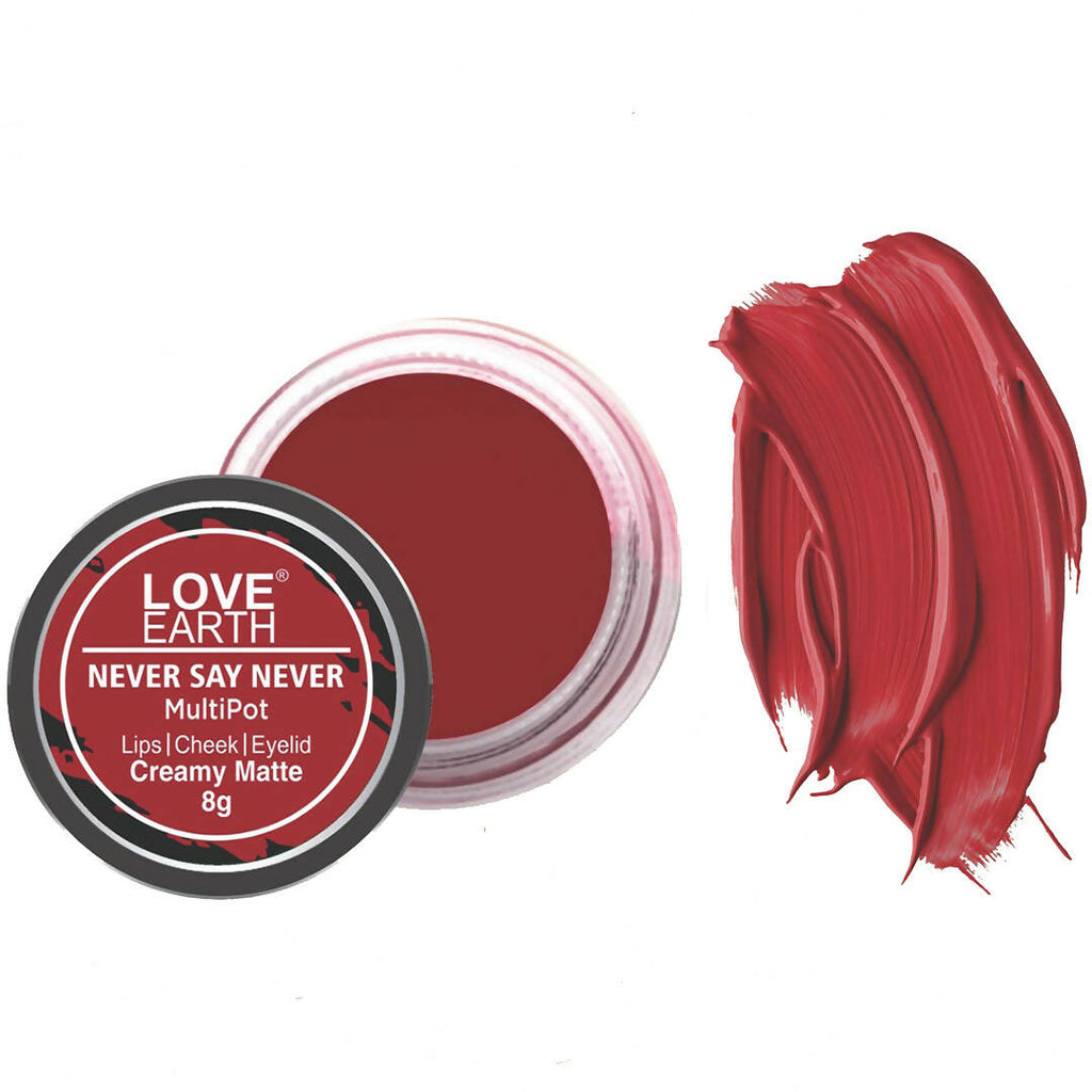 Love Earth Lip Tint & Cheek Tint Multipot - Never Say Never