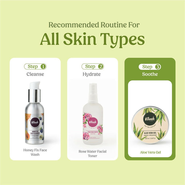 Vilvah Store Aloe Vera Gel (Multi-Purpose Skin & Hair Care) Main Image