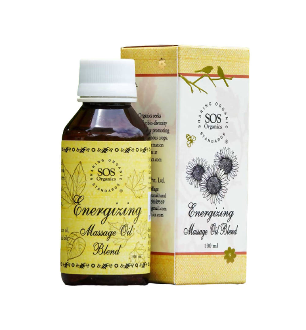 SOS Organics Energizing Massage Oil Blend