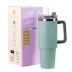 Nestasia Tumbler with Handle Straw & Lid - 1.2L (Green)
