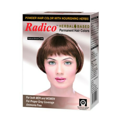 Radico Natural Herbal Based Permanent Hair Color - Brown - Limited Time Offer Hover Image