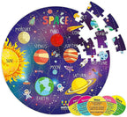 Webby Amazing Outer Space Solar System 60 Pieces Jigsaw Floor Puzzle
