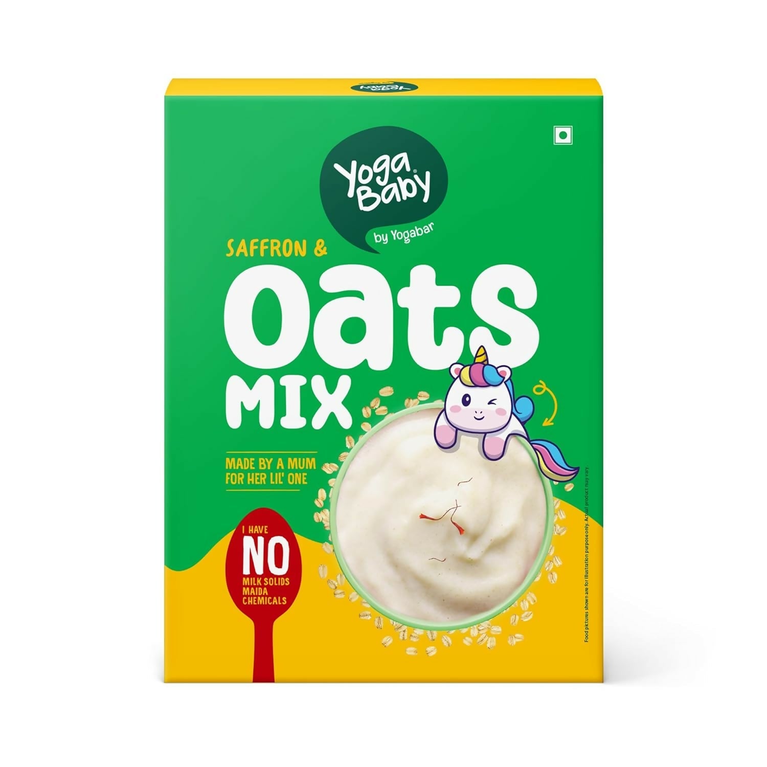Yogabar Yogababy Saffron & Oats Mix, Healthy Porridge Mix For Infants, Kids, Children