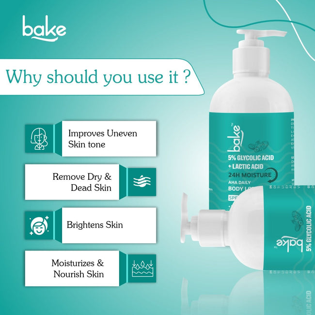Bake 5% AHA Exfoliating Body Lotion SPF 30 Main Image