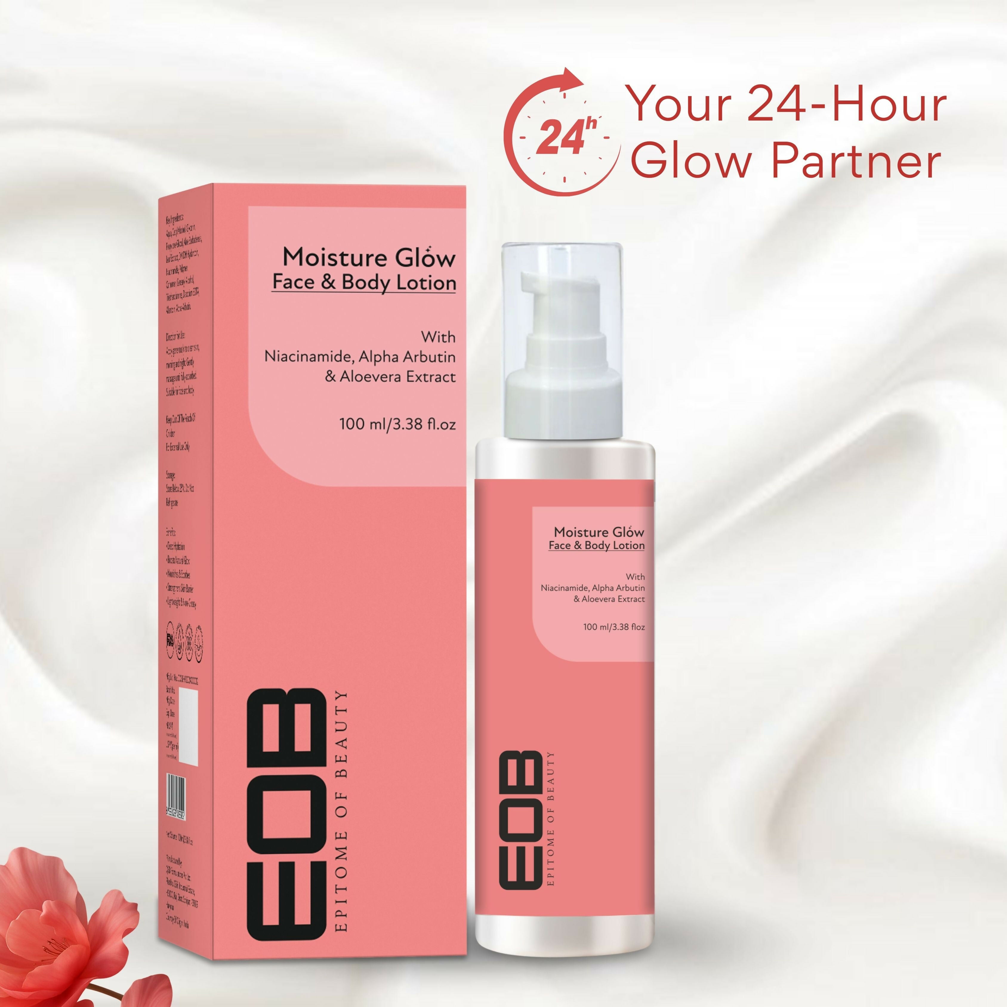 EOB Moisture Glow Lotion for Face & Body