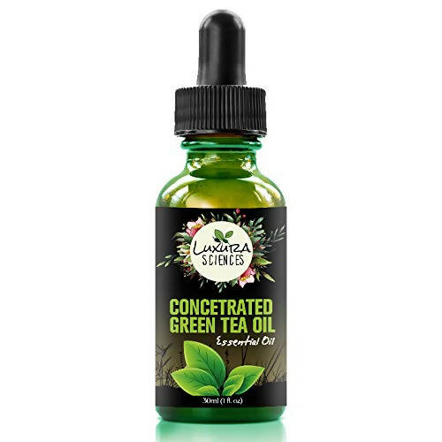 Luxura Sciences Concentrated 100% Organic Green Tea Oil/Serum for Skin and Hair