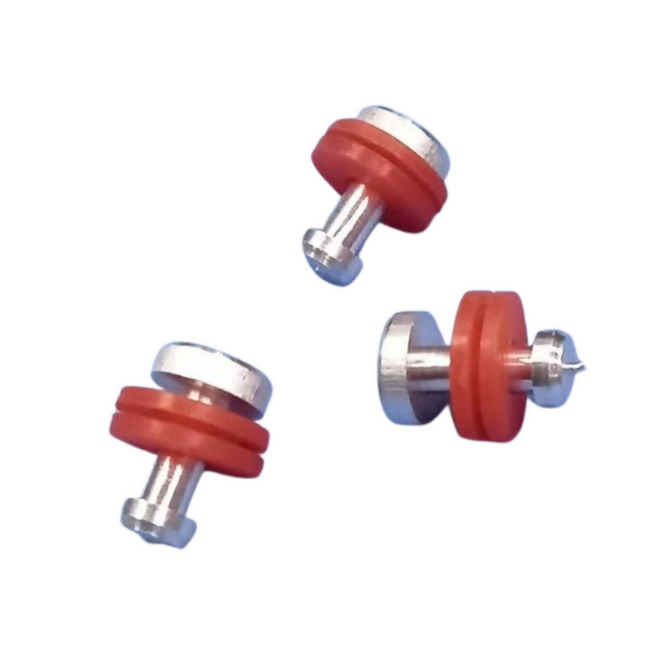 Cooker Visual Pressure Indicator Deluxe Stainless Steel & Alpha Pressure Cooker (Red Visual Pressure Indicator) Hover Image