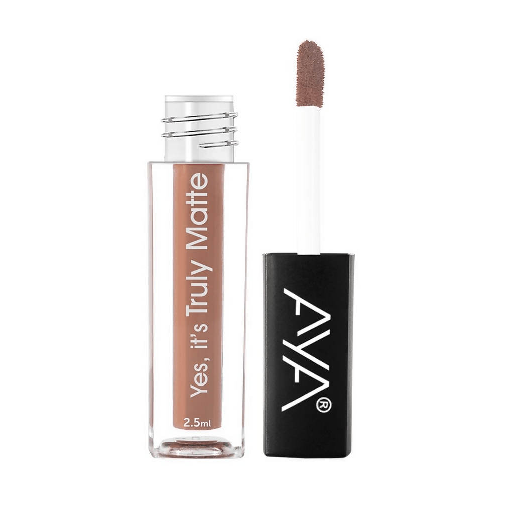 AYA Yes It's Truly Matte Liquid Lipstick - 08 Caramel Latte