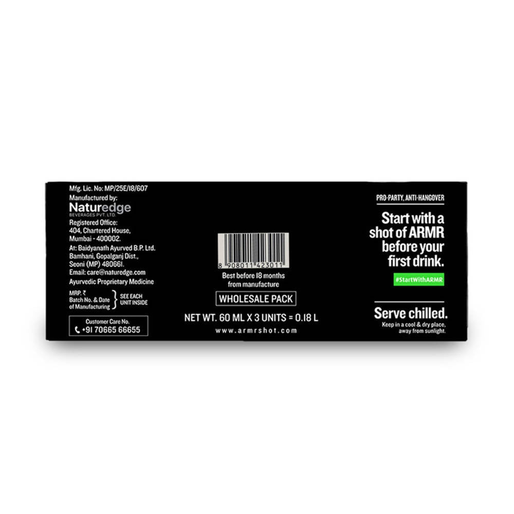 ARMR Anti Hangover Shot Lemon