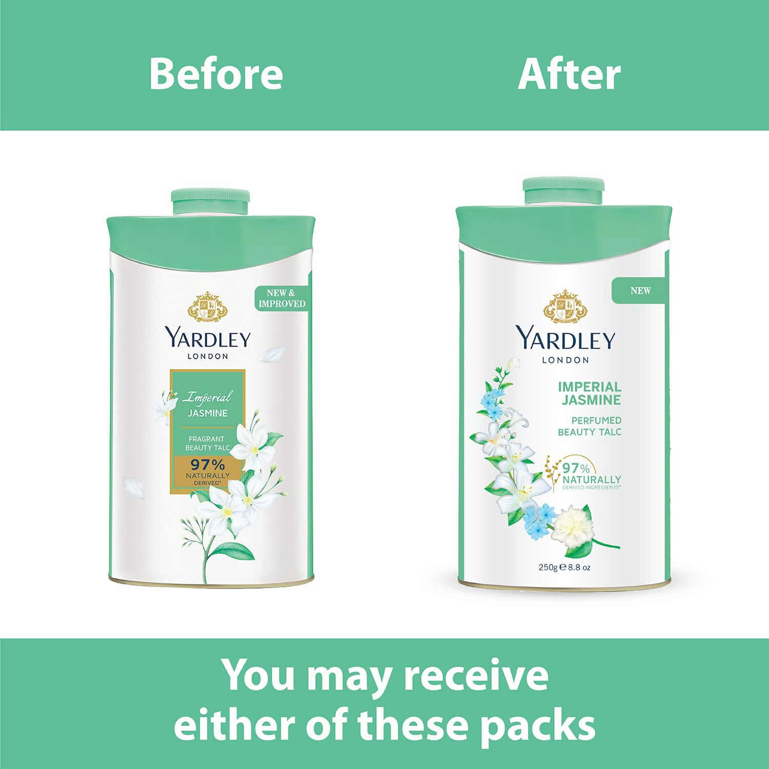 Yardley London Imperial Jasmine Perfumed Talc