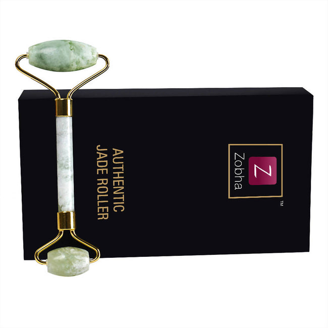 Zobha Authentic Jade Roller Hover Image