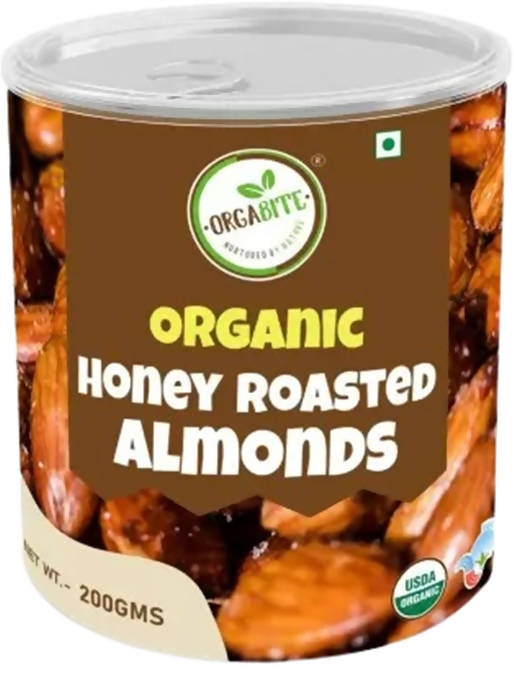 Orgabite Organic Honey Roasted Almonds