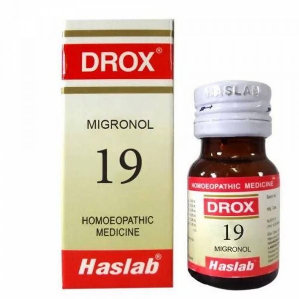 Haslab Homeopathy Drox 19 Migronol Drops Hover Image
