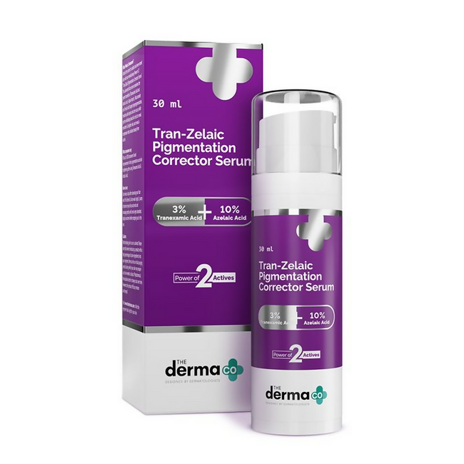 The Derma Co Tran-Zelaic Pigmentation Corrector Serum | Dual Acid Formula Hover Image