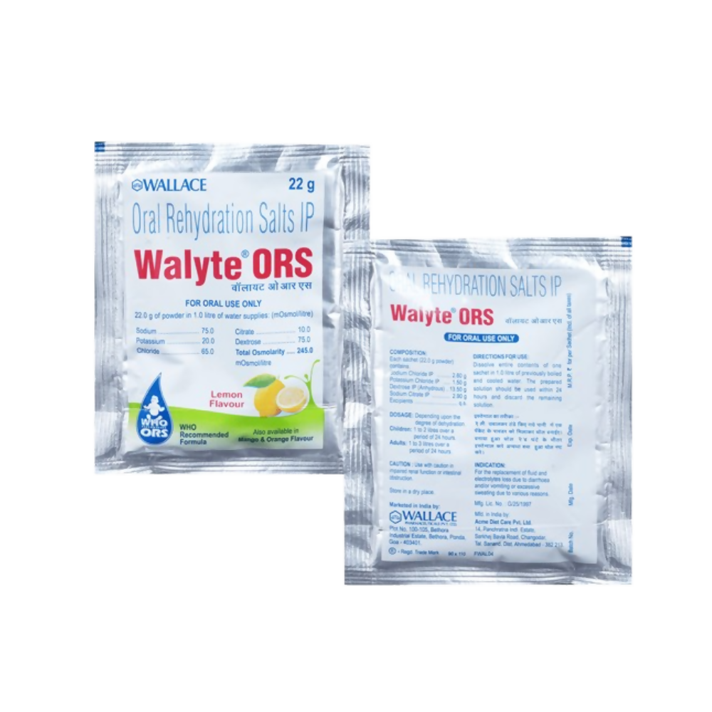 Walyte ORS For Instant Hydration & Electrolyte Balance