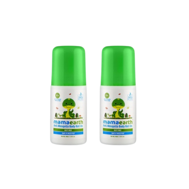 Mamaearth Natural Anti Mosquito Body Roll On For Kids with Citronella Eucalyptus & Lemongrass Oil Main Image