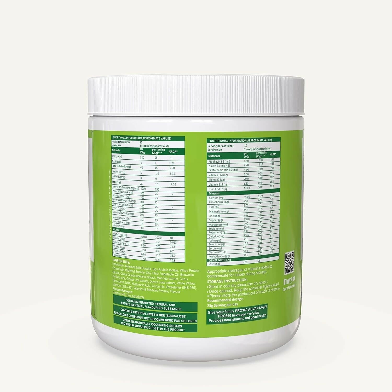Pro360 Ortho Bone and Joint Protein Supplement Powder