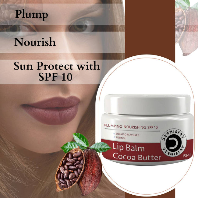 Dermistry Nourishing Cocoa Butter Lip Balm & Coffee Lip Scrub Main Image